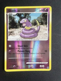 Pokemon Cards: Great Encounters Reverse Holo: Ekans 66/106 - LP/NM - Image 1