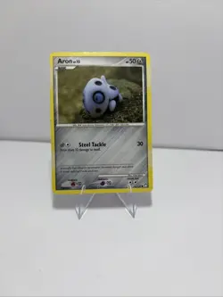 Aron 71/123 Common Mysterious Treasures Pokemon Card - Image 1