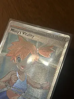 Misty’s Vitality 111/084 - Ultra Rare - Mega Evolution Pitch Black Pokemon Card. - Image 3