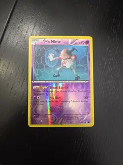Pokemon TCG Mr. Mime Plasma Freeze Card 47/116 Reverse Holo Rare NM - Image 1