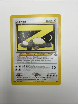 NM Pokemon SNORLAX Card BLACK STAR PROMO Set #49 Wizards of the Coast League - Image 3