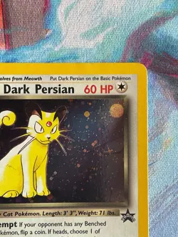 Dark Persian MP WoTC Black Star Promo Card 17 Holo Vintage Pokemon TCG 1999 2000 - Image 4