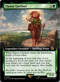 Elanor Gardner (Extended Art)387 The Lord of the Rings Tales of Middle-earth MTG - Image 1