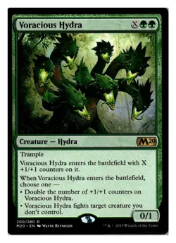 Magic: The Gathering Voracious Hydra 200 Rare Core Set 2020 Near Mint - Image 1