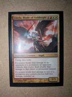 Gisela Blade of Goldnight Avacyn Restored MTG Mythic Rare Boros Angel 209/244 LP - Image 1