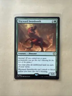 MTG Wayward Swordtooth LCC 0263 R NM Regular - Image 1