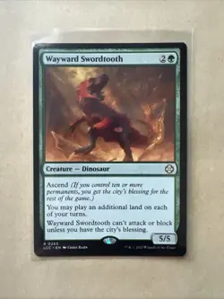 MTG Wayward Swordtooth LCC 0263 R NM Regular - Image 2