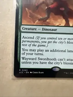 MTG Wayward Swordtooth LCC 0263 R NM Regular - Image 3