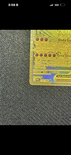Pokemon Mega Zygarde EX 124/088 Gold Full Art Foil HP 310 perfect order SPA 2026 - Image 3