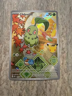 Chikorita 048 Mega Evolution Promo Holo EN 70 HP Basic - Image 1