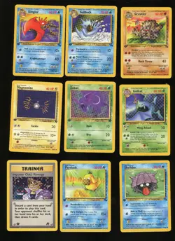 Pokemon 1st Edition Fossil Team Rocket Card Lot Kingler Golduck Zubat WOTC - Image 1