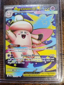 Mega Clefable ex 103/088 Ultra Rare Perfect Order Pokemon Holo Near Mint - Image 1