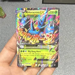 Pokemon M Heracross EX 5/111 XY Furious Fists Full Art Holo Ultra Rare 220 HP - Image 1