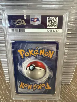 Pokemon TCG Magneton Fossil Holo Rare Card 11/62 1st Edition PSA 8 - Image 2