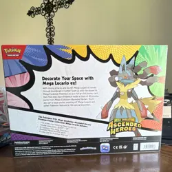 Pokemon TCG Mega Evolution: Ascended Heroes Mega Lucario ex Promo Holo 2023 EN - Image 2