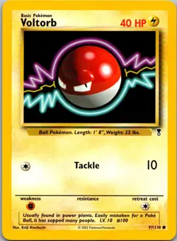 Voltorb 97/110 Common Legendary Collection Pokemon Near Mint - Image 1