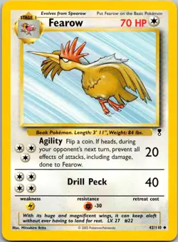 Fearow 42/110 Uncommon Legendary Collection Pokemon Near Mint - Image 1