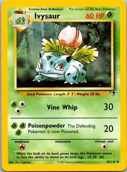 Ivysaur 47/110 Uncommon Legendary Collection Pokemon Near Mint - Image 1