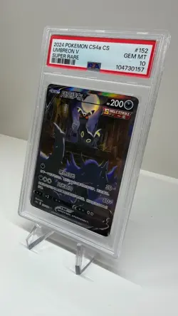 PSA 10 - Umbreon V Full Art - 2024 Pokemon CS4a CS #152 - Image 3