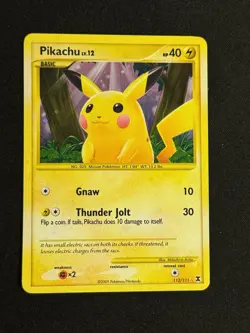 Pikachu 112/111 Rising Rivals Holo Secret Rare Pokemon TCG - Image 1