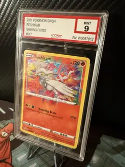 2021 Pokemon Swsh Reshiram Shining Fates Iconic Mint 9 - Image 2