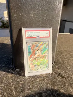 025 POKEMON PFL EN-PHANTASMAL FLAMES ILLUSTRATION RARE #106 MEOWTH PSA 9 - Image 1