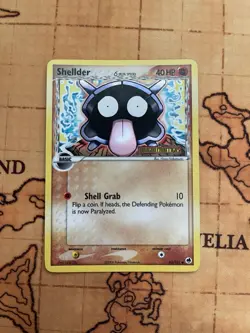 Pokemon SHELLDER 63/101 | Reverse HOLO | MP-HP | EX Dragon Frontiers | 2006 - Image 1