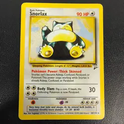 Snorlax 030/130 Base Set 2 Regular Unlimited Vintage Pokemon - Image 1