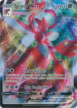 Scizor VMAX - 119/189 Ultra Rare Darkness Ablaze NM Pokemon TCG - Image 1