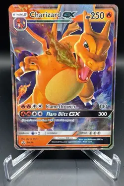 Pokemon TCG Charizard GX Holo Black Star Promo SM211 - Image 1