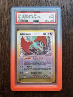 Salamence 10/97 PSA 9 Pokemon ex Dragon Reverse Holo Low Pop - Image 1