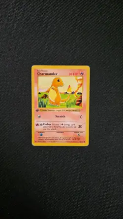 Charmander 46/102 Pokemon Base Set Shadowless 1st Edition DMG - Image 1