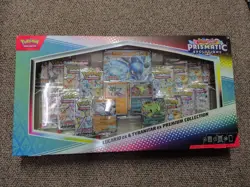 Pokemon Prismatic Evolutions Lucario ex & Tyranitar ex Premium Collection Box - Image 1