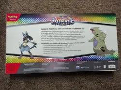 Pokemon Prismatic Evolutions Lucario ex & Tyranitar ex Premium Collection Box - Image 2