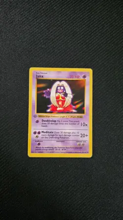 Jynx 31/102 Pokemon Base Set Shadowless 1st Edition DMG - Image 1