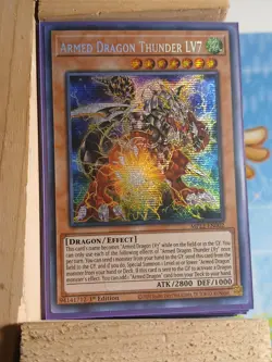 Armed Dragon Thunder LV7 MP22-EN002 2022 Tin of the Pharaoh's Gods 1st Edition - Image 1