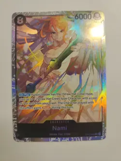 Nami SR OP15-086 Adventure on Kami's Island ART ENGLISH - Image 1