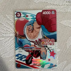 One Piece X Round 1 Franky Promo Card ST21-011 (English) - Image 1