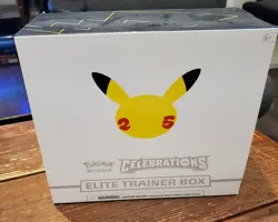 EMPTY Pokemon TCG: 25th Anniversary Celebrations Elite Trainer Box 820650809439 - Image 1