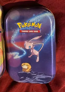 Pokemon EMPTY Mini Tin Kanto Power Mew Psyduck - Image 1