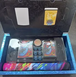 Empty Mega Charizard Premium Collection Box Inc Sleeves Decl Box And Play Mat - Image 4