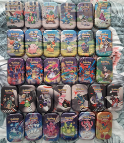 Pokemon TCG Empty Mini Tins x31 Assortment *NO BOOSTER PACKS* - Image 1