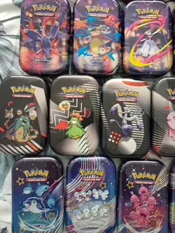 Pokemon TCG Empty Mini Tins x31 Assortment *NO BOOSTER PACKS* - Image 4
