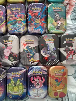 Pokemon TCG Empty Mini Tins x31 Assortment *NO BOOSTER PACKS* - Image 5