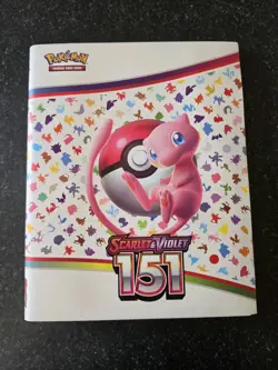 Scarlet Violet 151 Binder - Empty Folder - Mew Design - Image 1