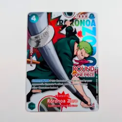 Zoro PRB02-006 (ENGLISH) - One Piece x Round 1 Promo Card - Image 1