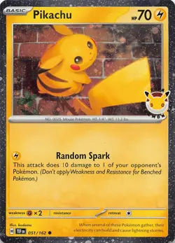 Miscellaneous Cards & Products #051/162 Pikachu (Pokemon Day 2026) - Image 1