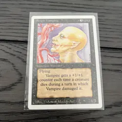 Mtg Sengir Vampire LP Revised 1993 Magic The Gathering Vampire Creature Card - Image 1