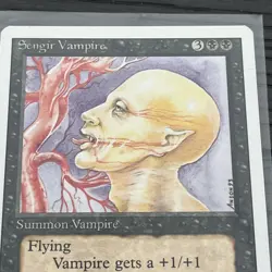 Mtg Sengir Vampire LP Revised 1993 Magic The Gathering Vampire Creature Card - Image 3