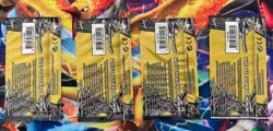 Pokemon Celestial Storm 3 Card Mini Booster Packs Complete Art Set Lot of 4 - Image 2